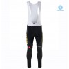 Completo Maglia ML + Pantaloncino con bretelle ML 2020 Team Jumbo-Visma Winter Invernale N001